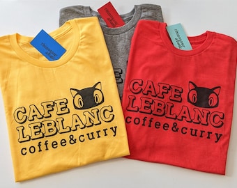 Cafe Leblanc Coffee & Curry T-Shirt and Crewneck Sweatshirt