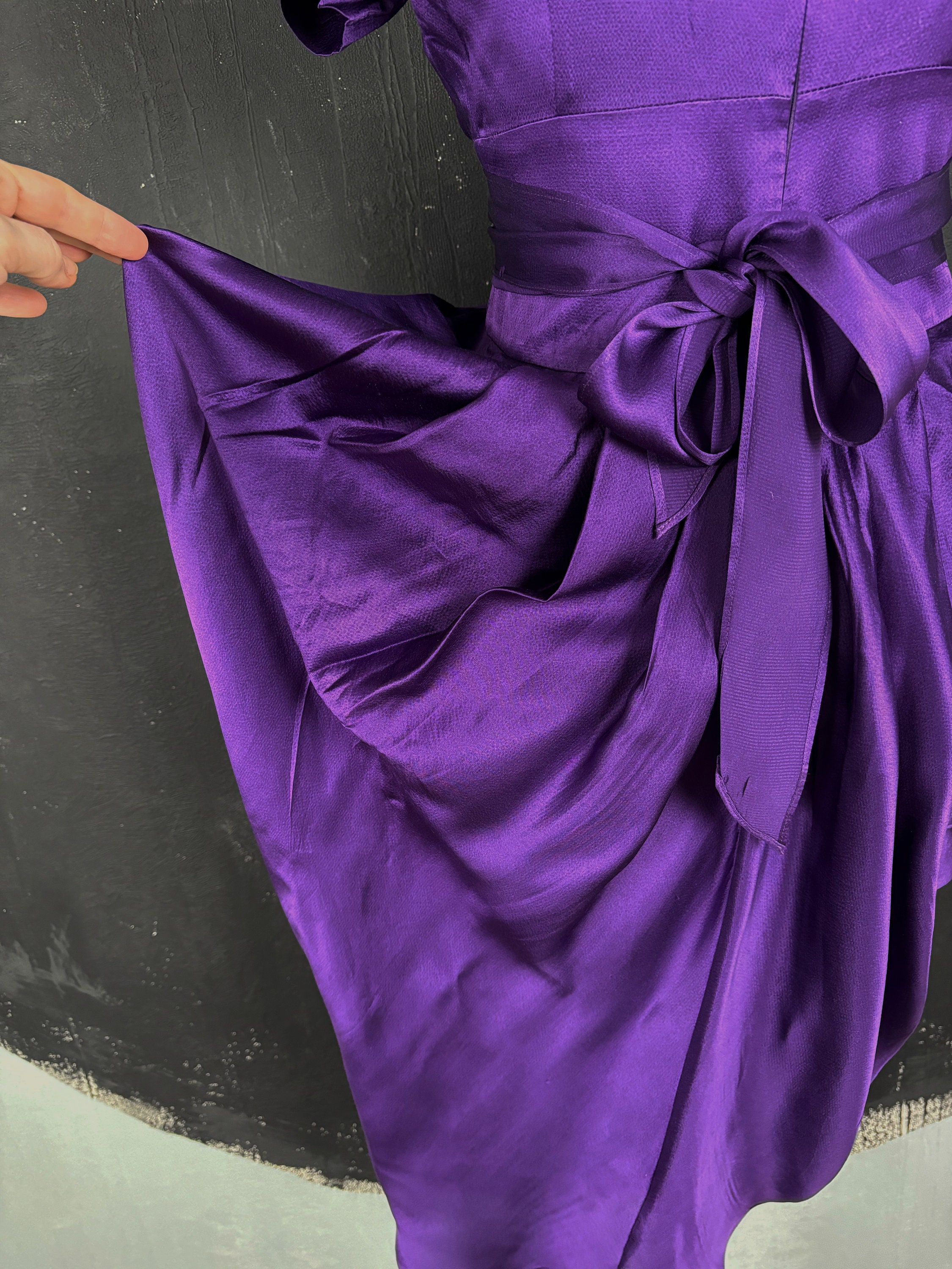 monsoon purple silk dress Rent Monsoon Purple Dress UK 8