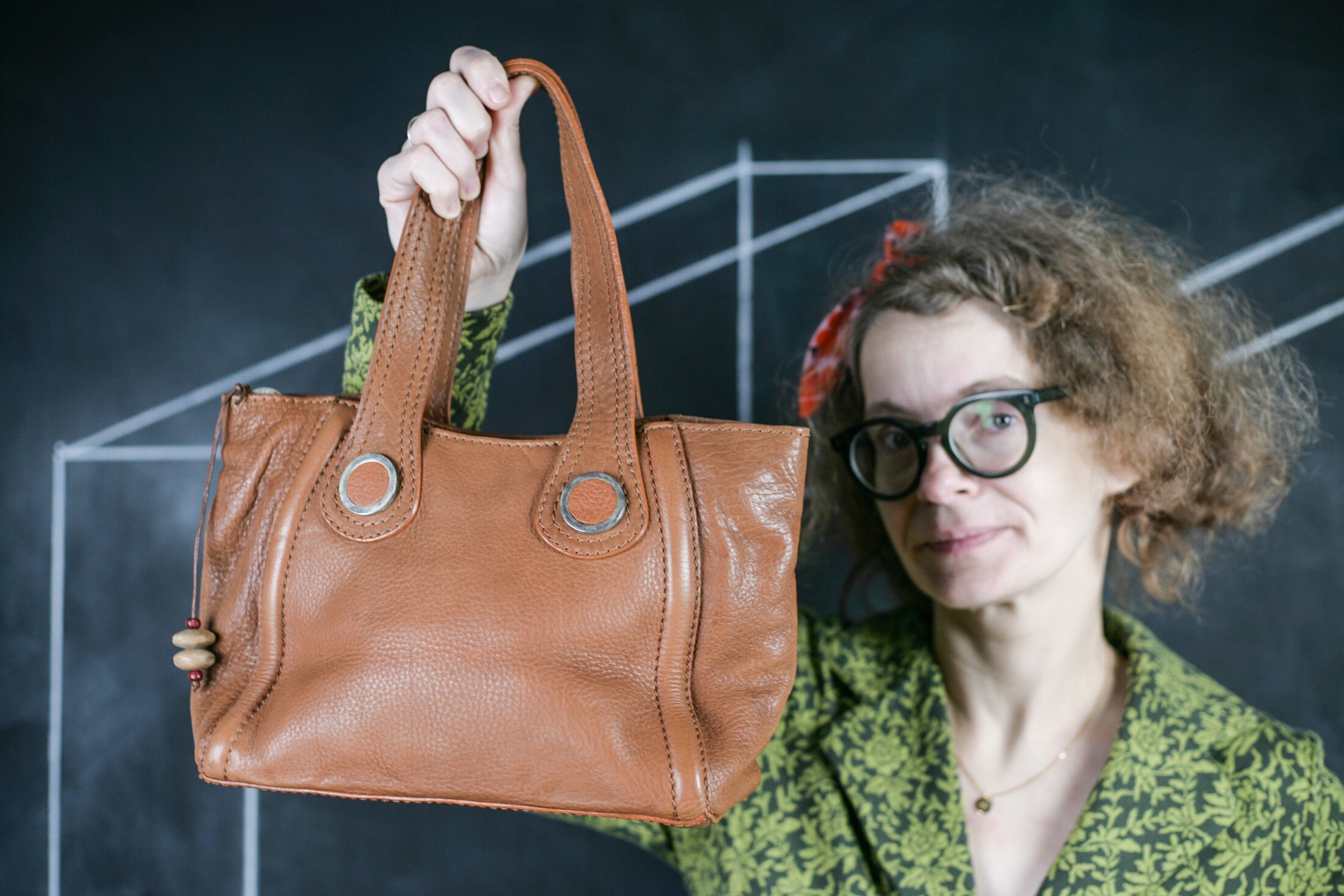 Hidesign Vintage BAG Genuine Leather Strap Hipster Soft Etsy