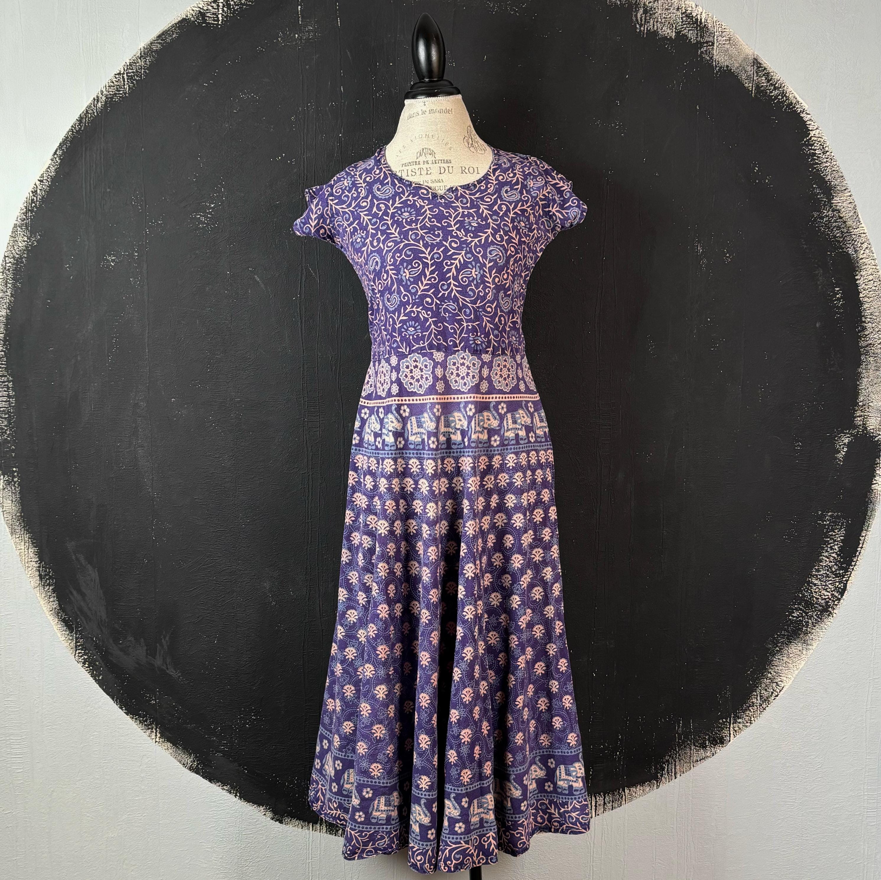 Blue Elephant Dress - Etsy