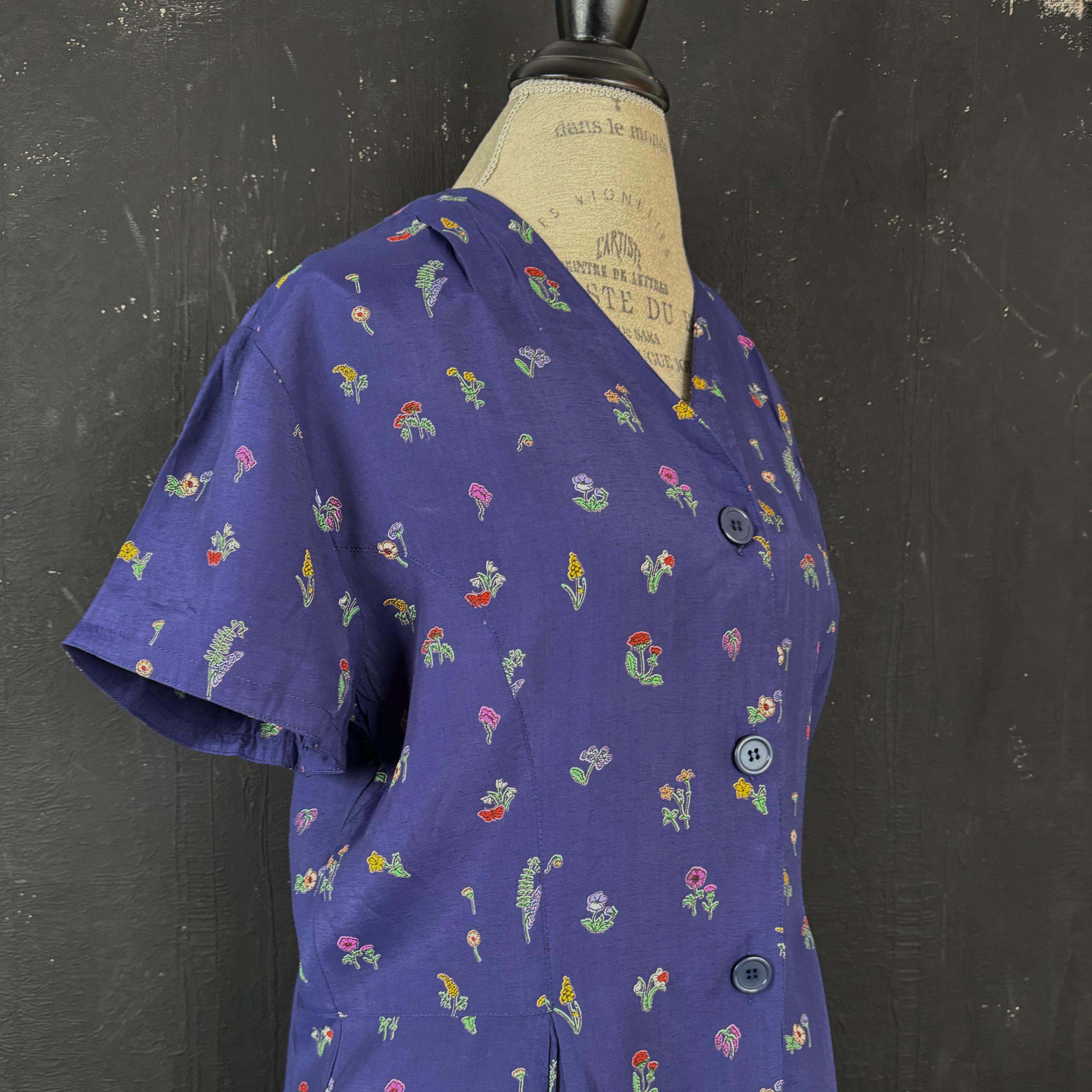90s style dress up 90s/Y2K Blue Butterfly Mini Dress – Kaitlyn's Vintage Closet