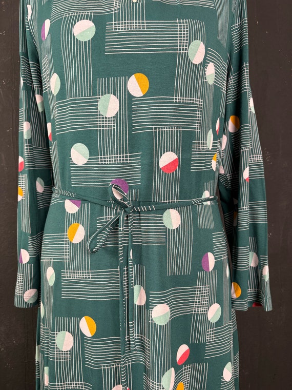 white stuff green dress Rua Broderie Shirt Midi Dress in MID GREEN