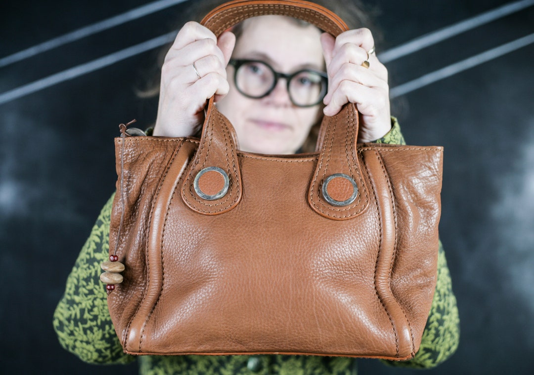 Hidesign Vintage BAG Genuine Leather Strap Hipster Soft Etsy