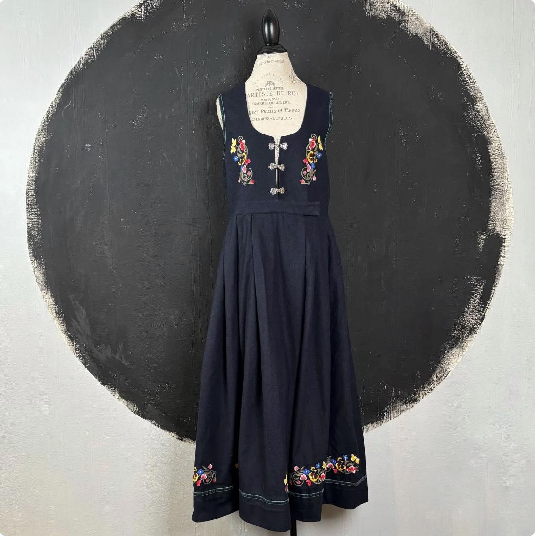 Scandinavian Embroidered Dress - Etsy