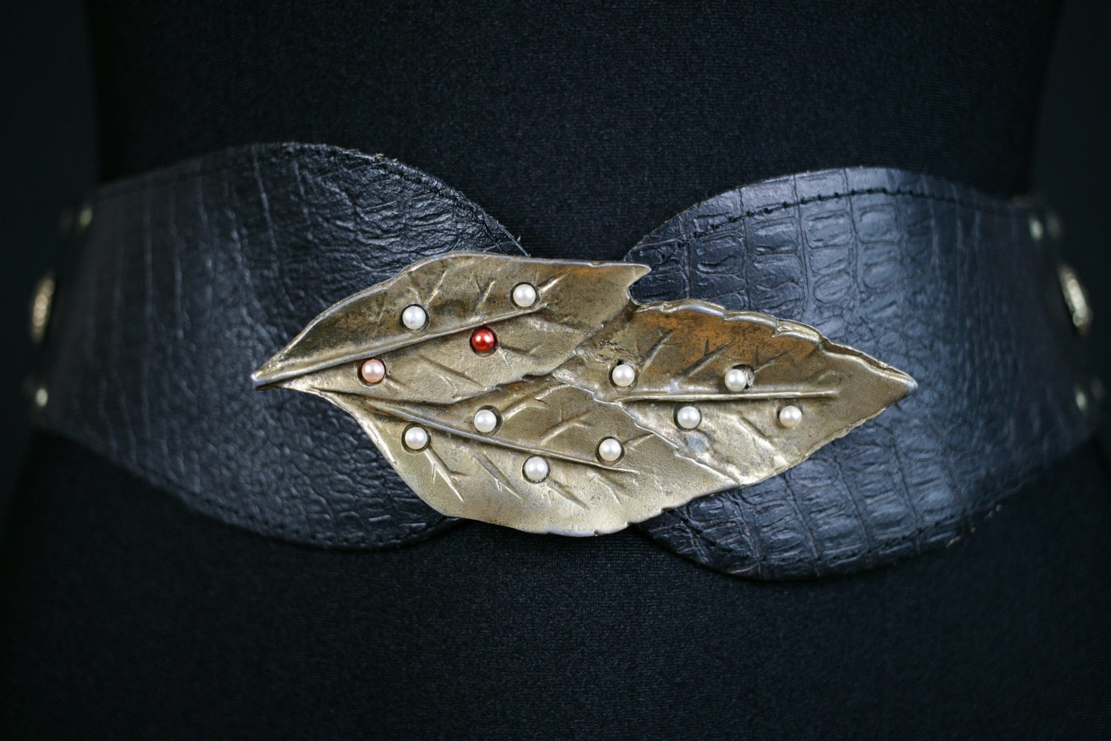 Pearl and Leaf Belt - Etsy display picture 3