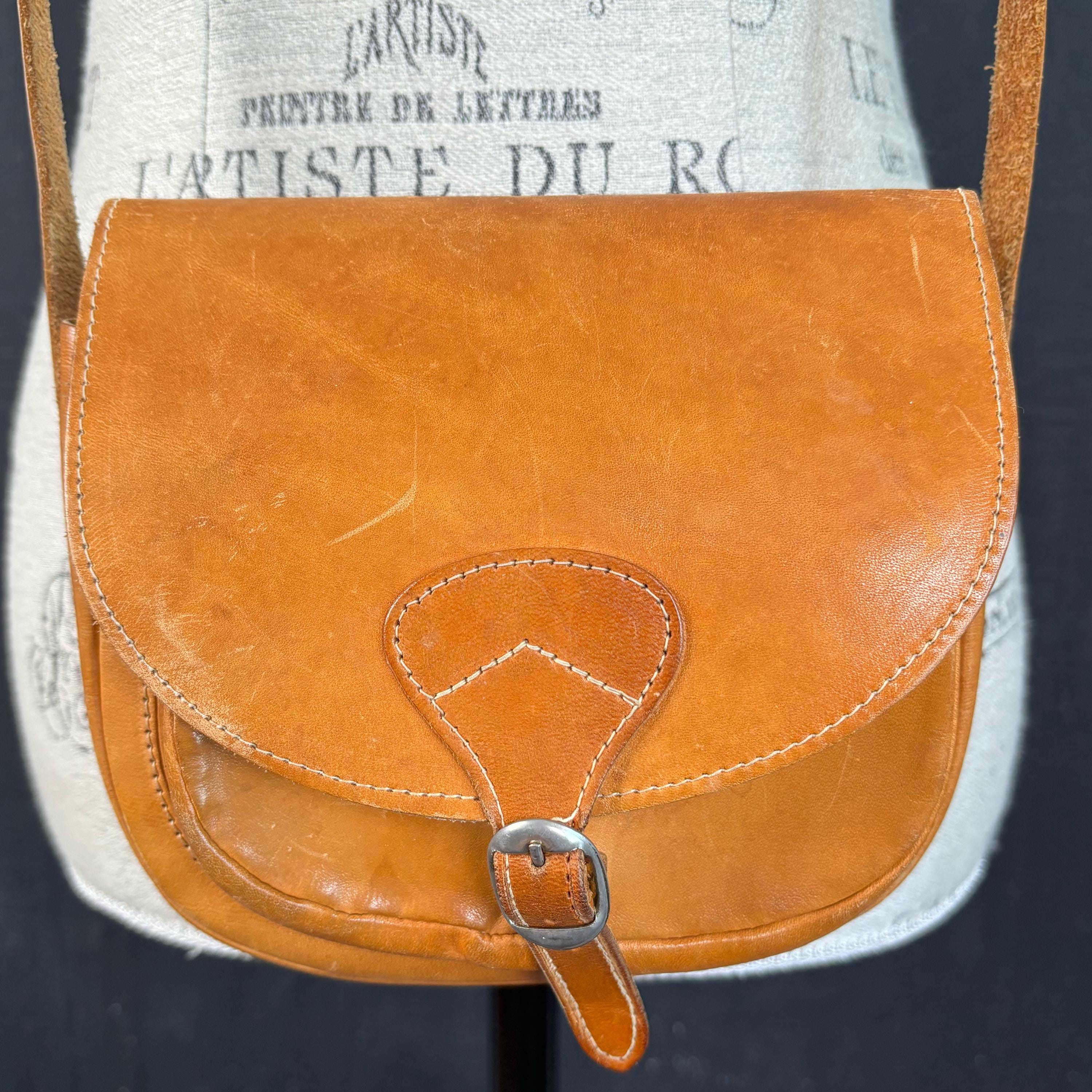 70s Italian Leather Bag UK