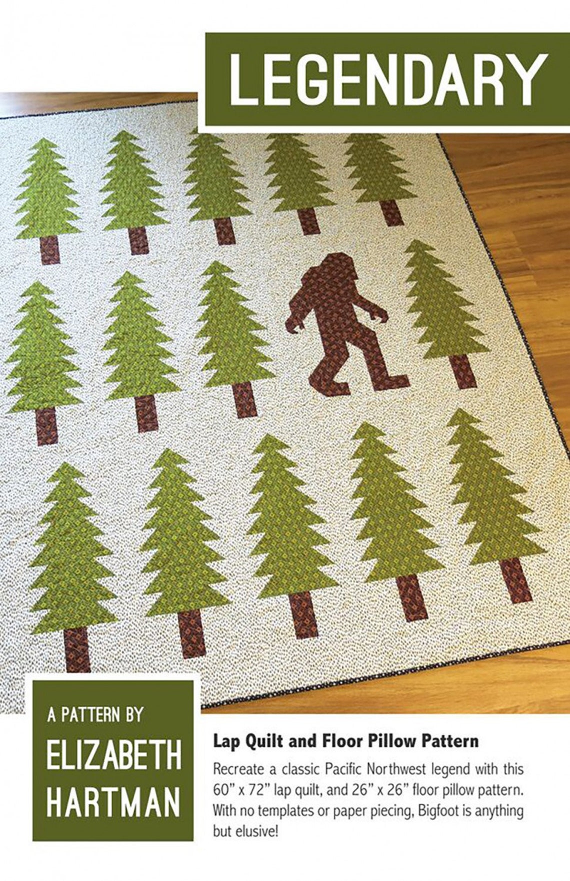 Legendary Big Foot Pattern by Elizabeth Hartman Etsy