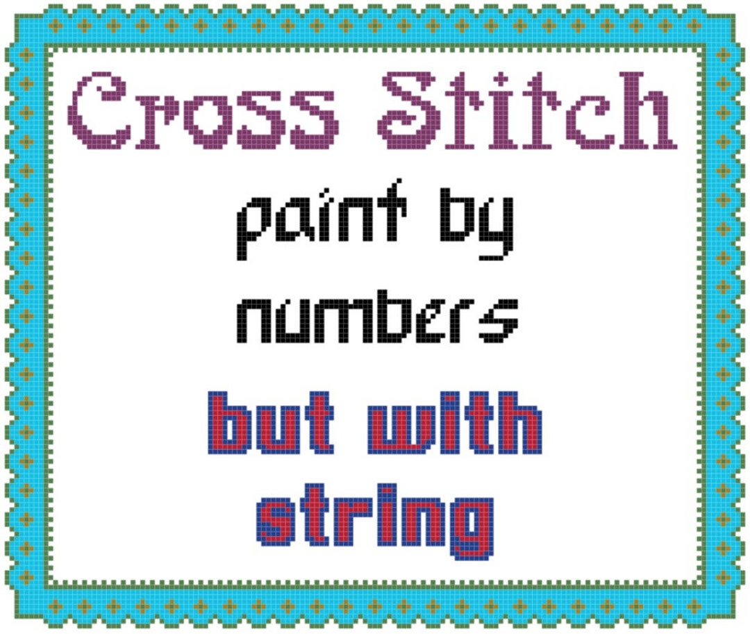 Paint by Numbers PDF Pattern - Etsy
