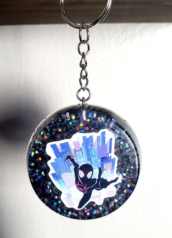 spider verse keychain