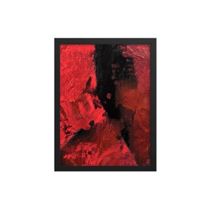 Red 2, Abstract Art, Fine Art Print, Contemporary Art, Modern Artwork, Framed Wall Art, Red Art, Nature, Art Abstract, Boho, Wall Art, Red