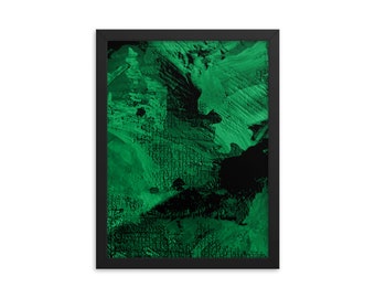 Green 1, Abstract Art, Fine Art Print, Contemporary Art, Modern Artwork, Framed Wall Art, Green Art, Nature, Art Abstract, Green Wall Art