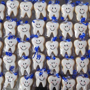 Tooth Cookies, Dentist Gift, Gift for Office Staff - Etsy