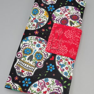 Elegante cartera de tela hecha a mano - Portatarjetas Mega con 38 ranuras - Diseño delgado y que ahorra espacio