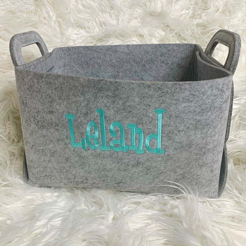 Personalized Storage Baskets Customized Storage Bin Etsy