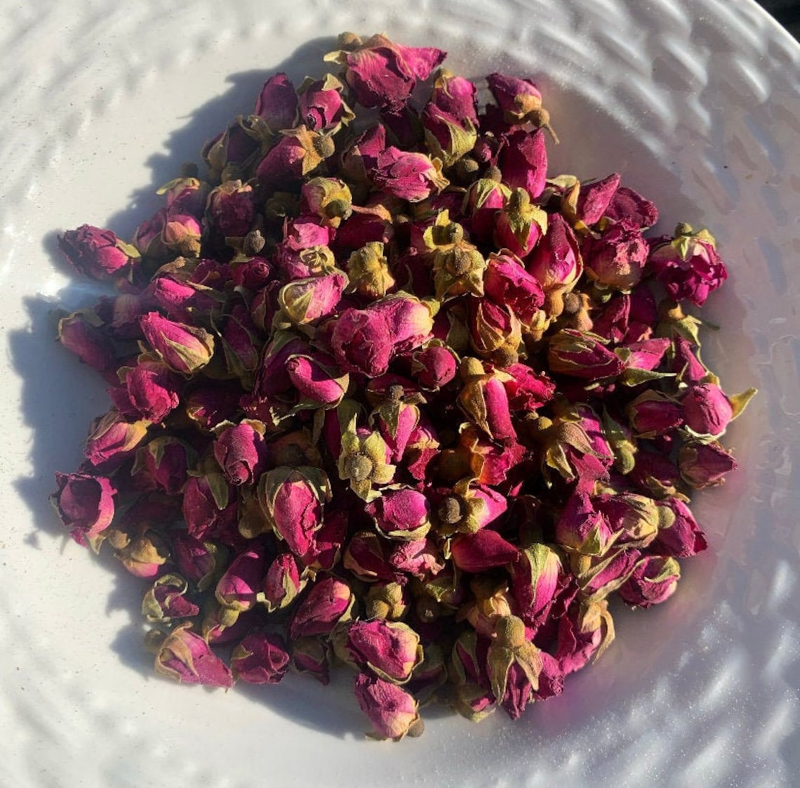 Organic Dried Rose Buds Whole Dried Rose Buds Dried Herbs Etsy