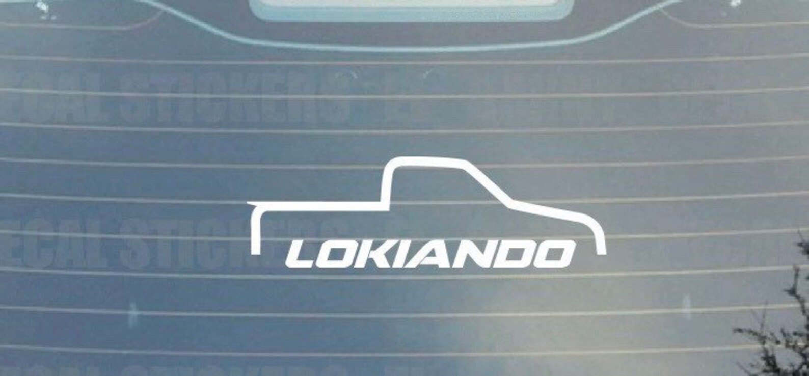 Lokiando Truck Decal Sticker Trokiando Puro Takuache Cuhh Etsy