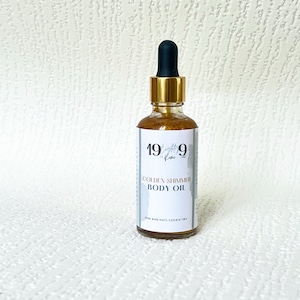 Unscented Body Shimmer Oil - Self Care - Natural Ingredients Skincare - Moisturing Oil - Golden Shimmer Oil - Summer Glow