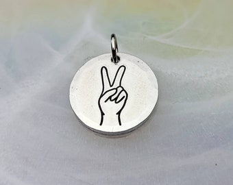 Peace Sign Charm