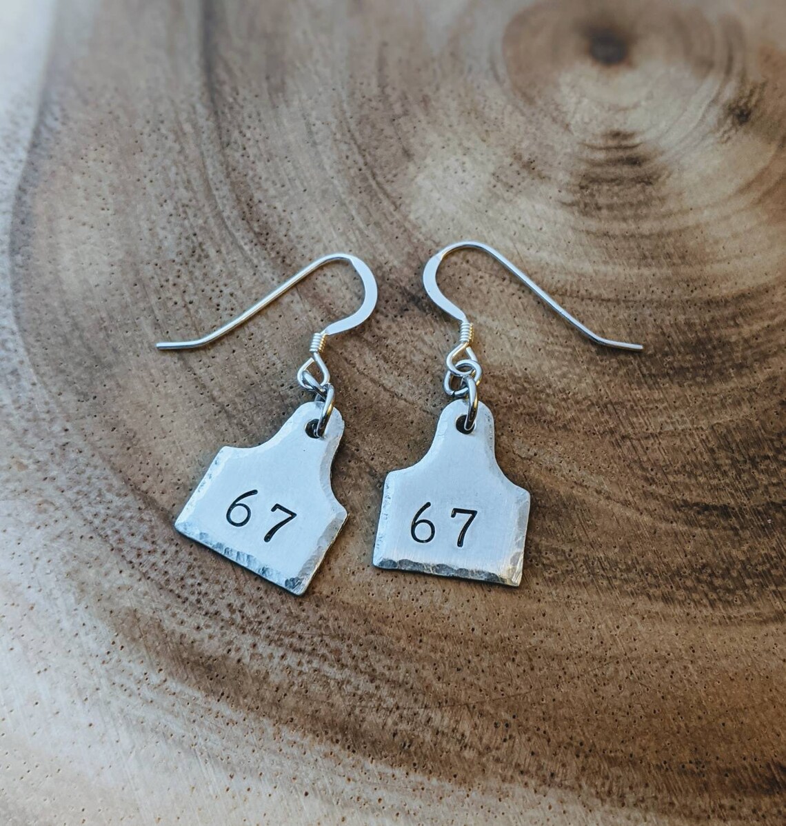 VEGAN Ear Tag Earrings 269 Vegan Gift. Read Item Description Etsy