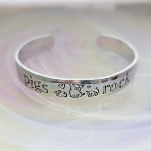 Pigs Rock Cuff Bracelet