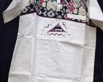 Men’s Shirt / Tee Shirt 100% Cotton Assorted with Kente UK size:Medium