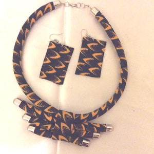 Boho Choker Halsketten-Set mit Ohrringen