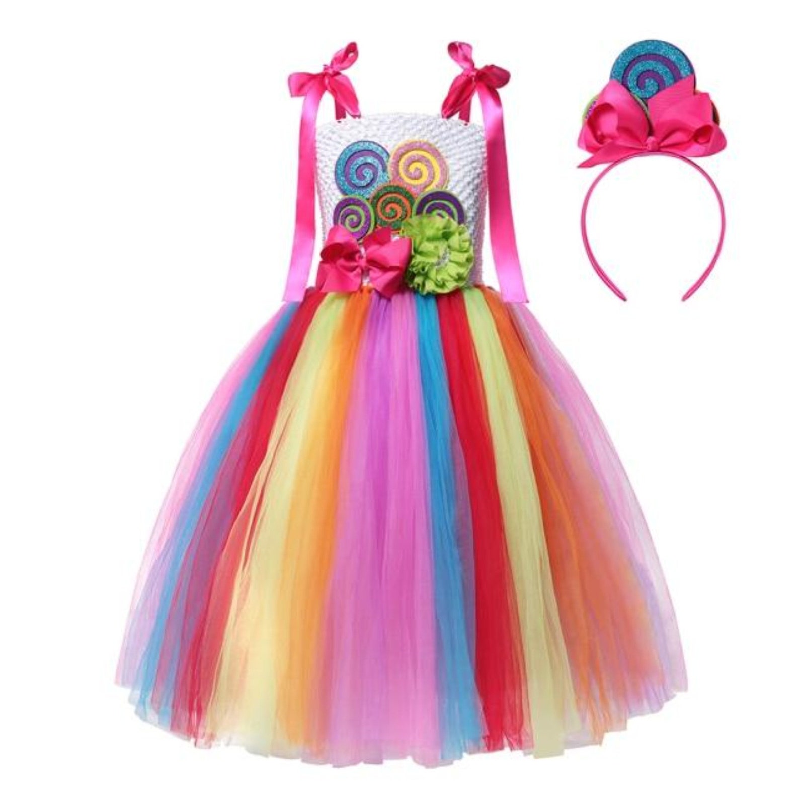 Toddler Girls Candy Dress Party Dress Birthday Dress Costume Etsy