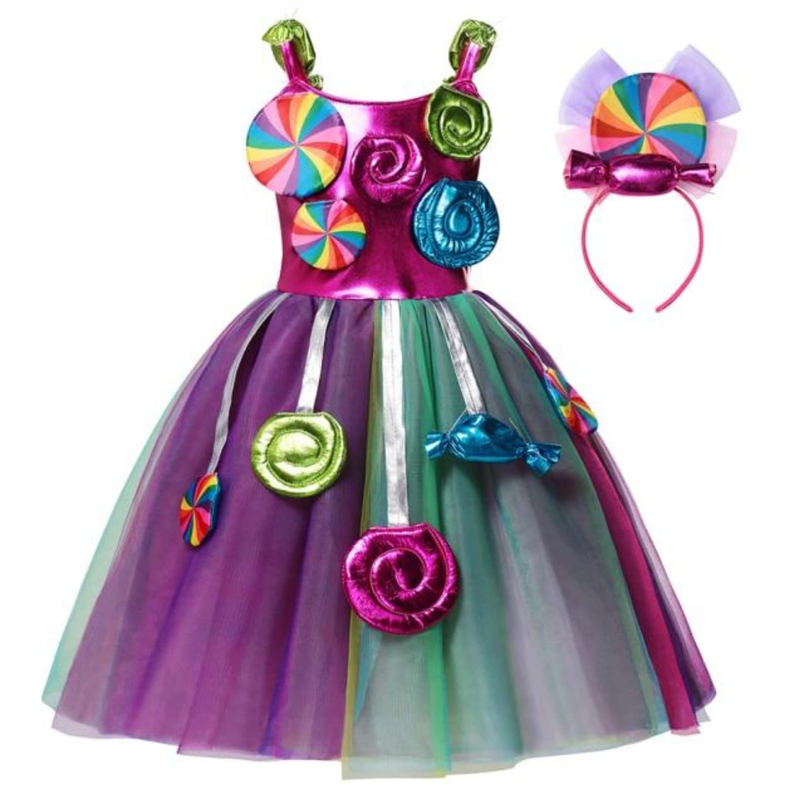 Toddler Girls Candy Dress Party Dress Birthday Dress Costume Etsy