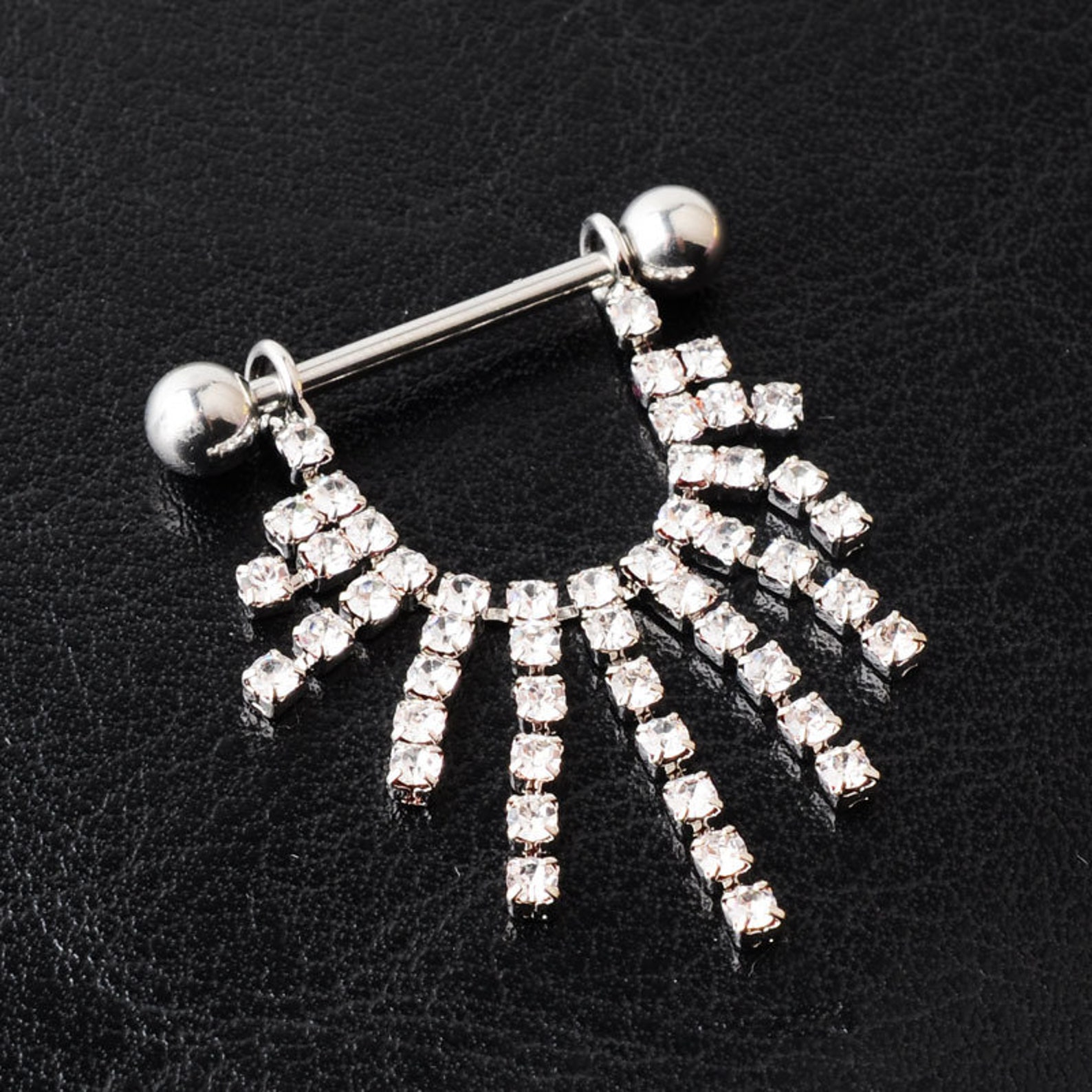 2pcs Tassel U Piercing Shield Bars Steel Piercing Nipple Etsy