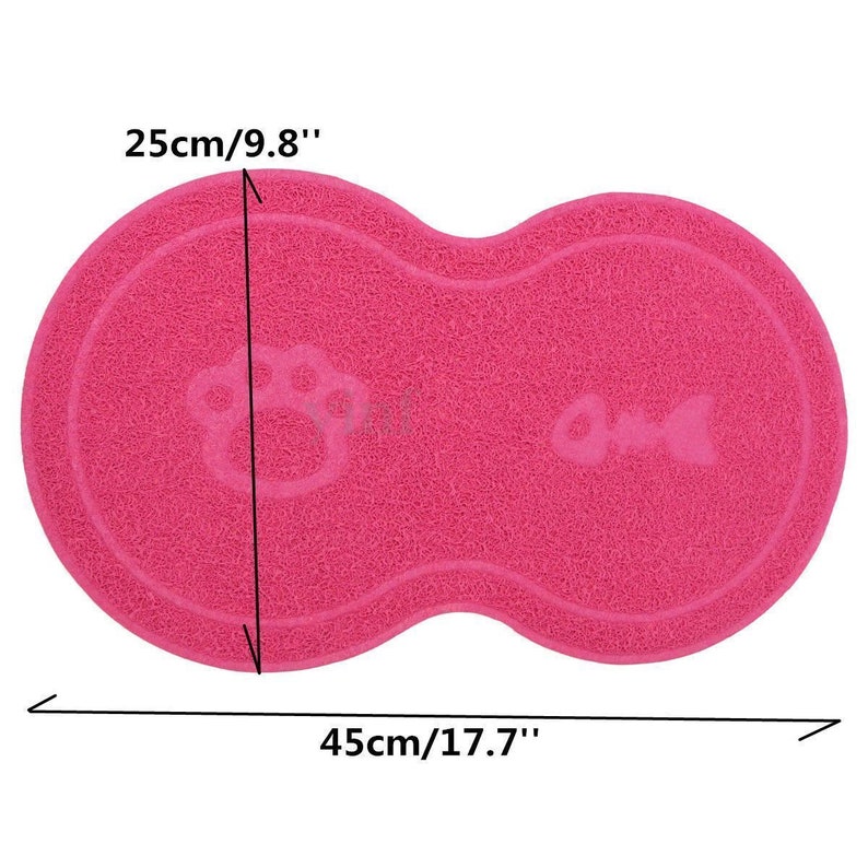 8 Shape Pet Dog Puppy Dog Cat Feeding Mat Pad Cute PVC Bed Etsy UK
