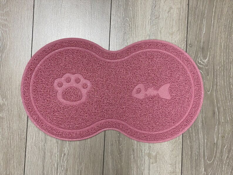 8 Shape Pet Dog Puppy Dog Cat Feeding Mat Pad Cute PVC Bed Etsy UK