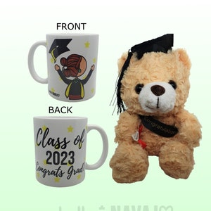 Graduation Mug w/Teddy- 11 Oz. Ceramic Mug