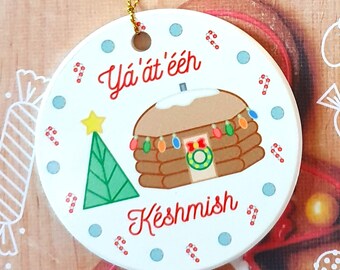 Keshmish Hogan Christmas Ornament - 3" Round Ceramic