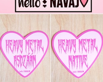 Heavy Metal Love - Sticker 2.5" x 2.5"