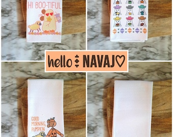 Navajo Fall Edition Tea Towels - Set of 3