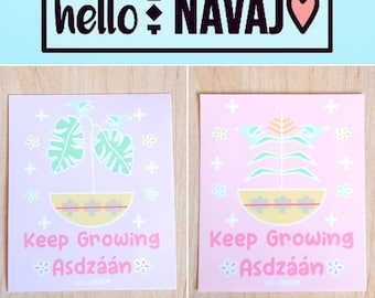 Keep Growing Asdzaan - Sticker 2.5" x 3"
