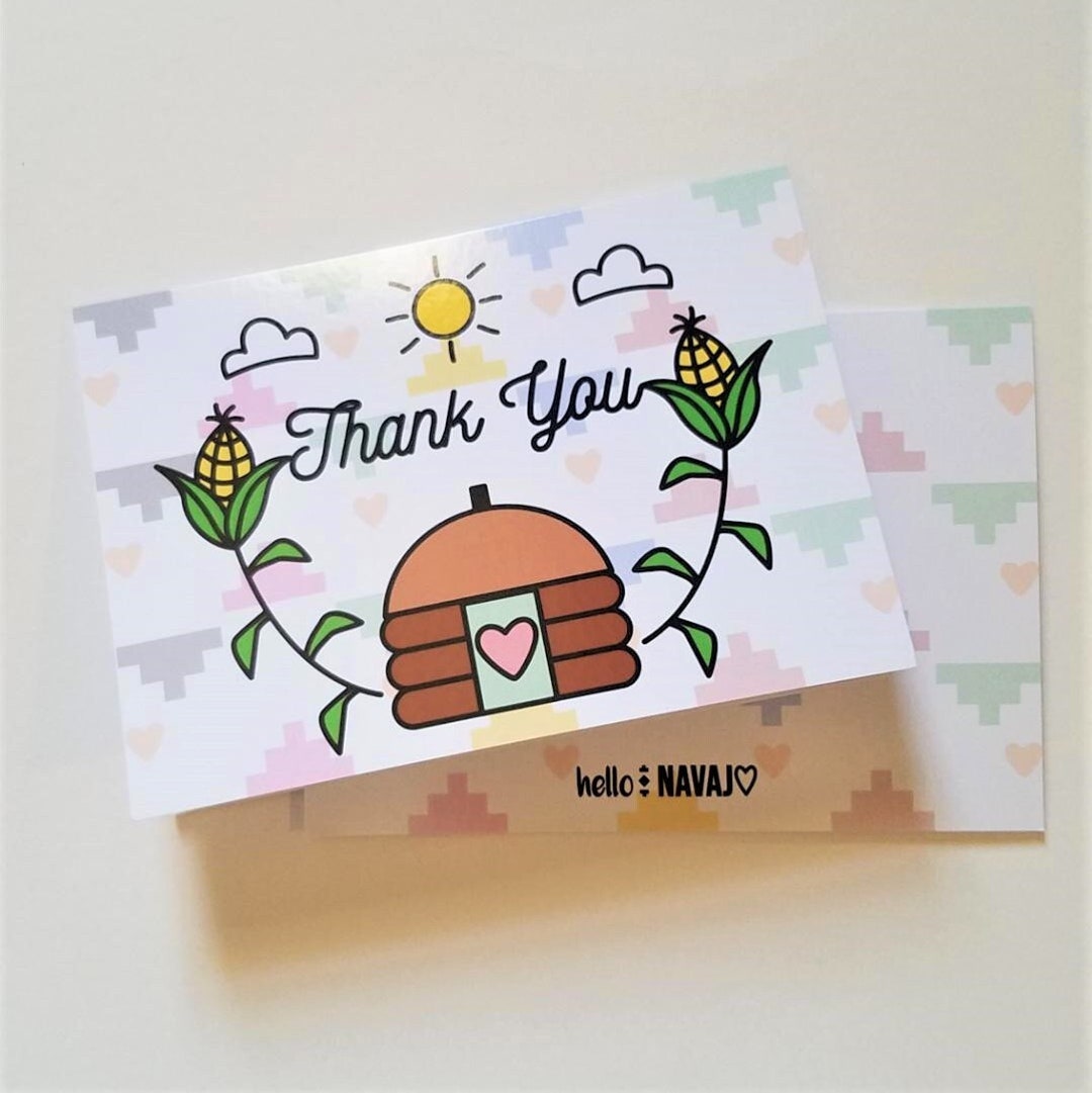 Set of 12 Thank You/ahehee Cards W/ White Envelopes - 5"x7" - Etsy