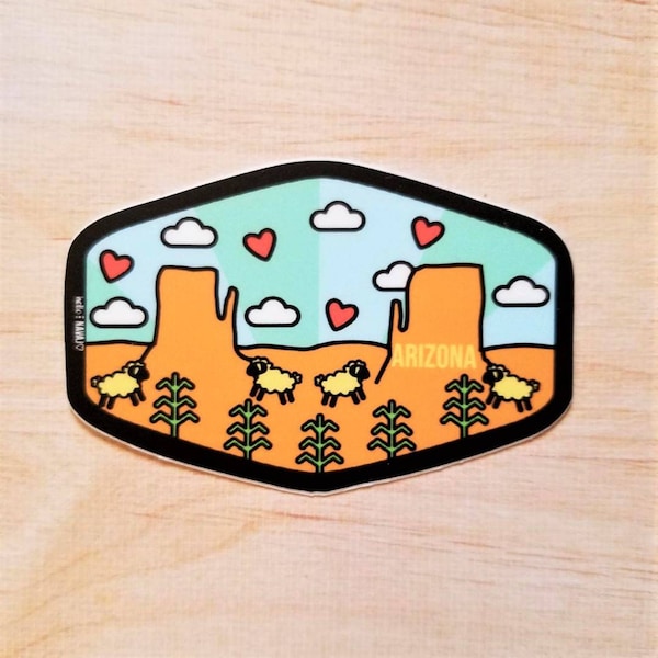 Monument Valley - Sticker 3" x 2"