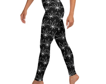 Cannabis Yoga Pants Etsy