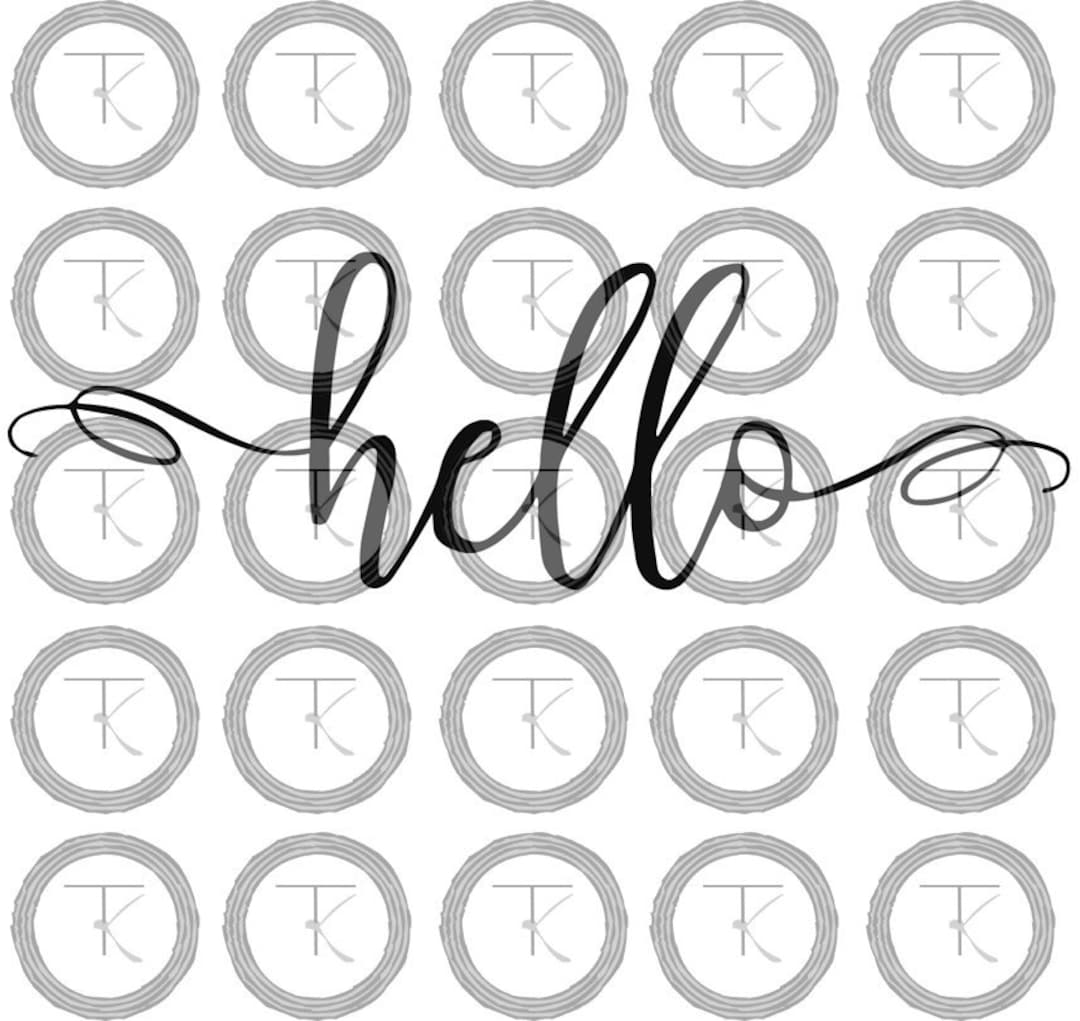 Hello, SVG, JPG, PNG, Jpeg, Saying, Quote, Phrase, Cut File, Cut Image ...