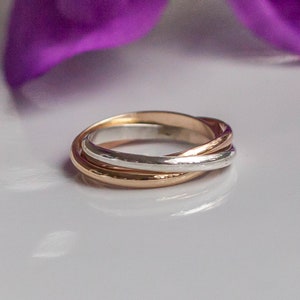 Mixed Metal Rolling Ring - 4.5mm