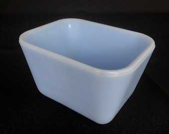 Vintage Pyrex Delphite Blue Refrigerator Dish, Made in Canada, # 501, Collectible, Farmhouse Kitchen