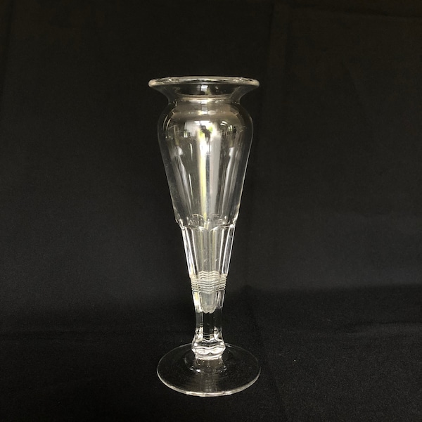 Gorgeous Vintage Clear Glass Bouquet Flower Vase