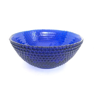 Jumbo Vintage Cobalt Blue Glass Bowl