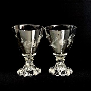 Szklanki do koktajli Vintage Ivy Etched – Boopie Base Barware (para)
