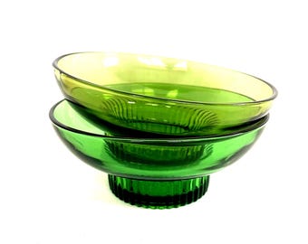 フリル付きフェントン ヴィンテージ アンバー ガラス サムプリント