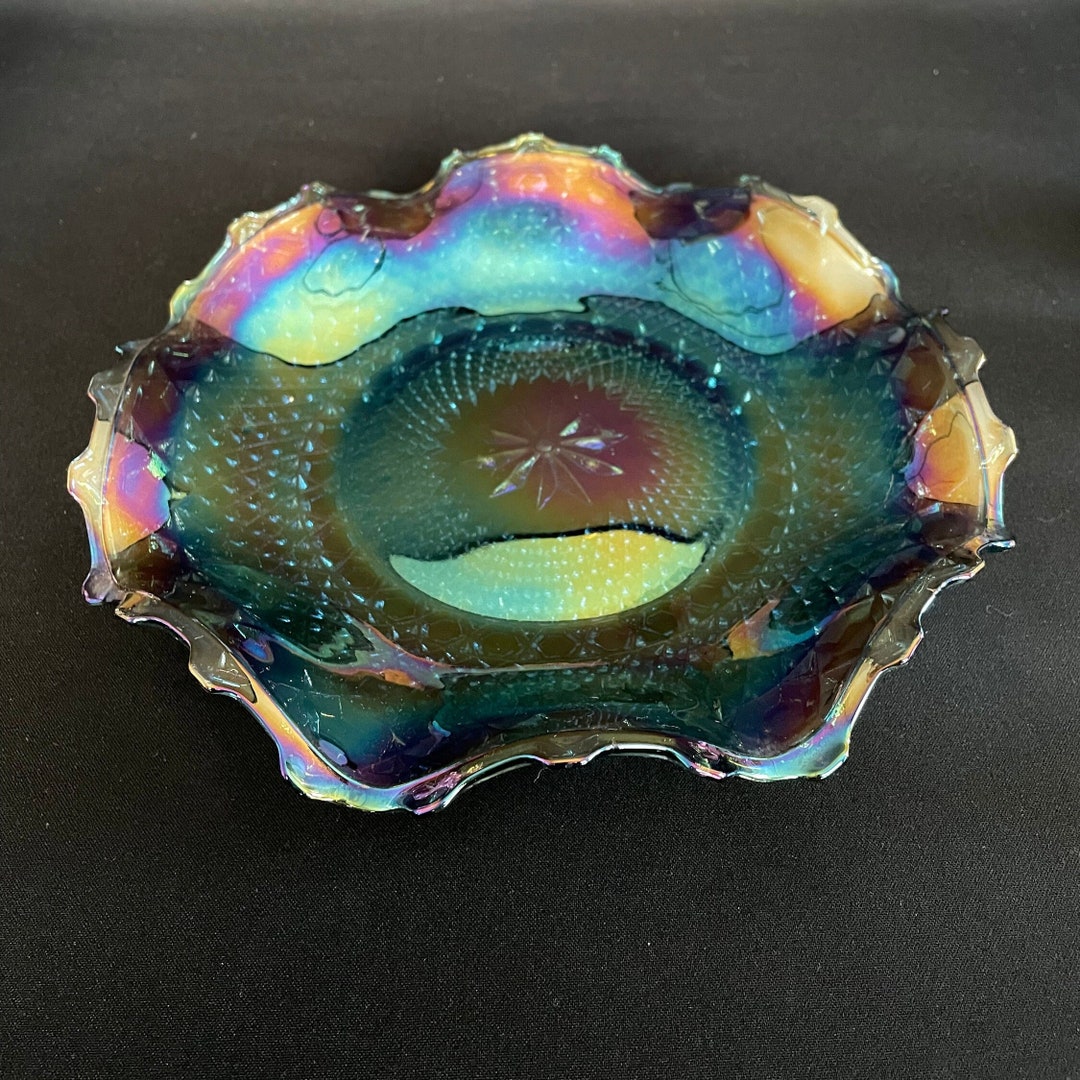 アメリカ製 WEISS ヴィンテージブローチ Carnival Glass アメリカ製 WEISS ヴィンテージブローチ Carnival Glass - メルカリ