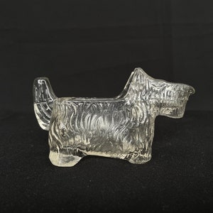 Vintage LE Smith Art Glass Scottie Dog Figural Pitcher - Scotty Dog Pitcher