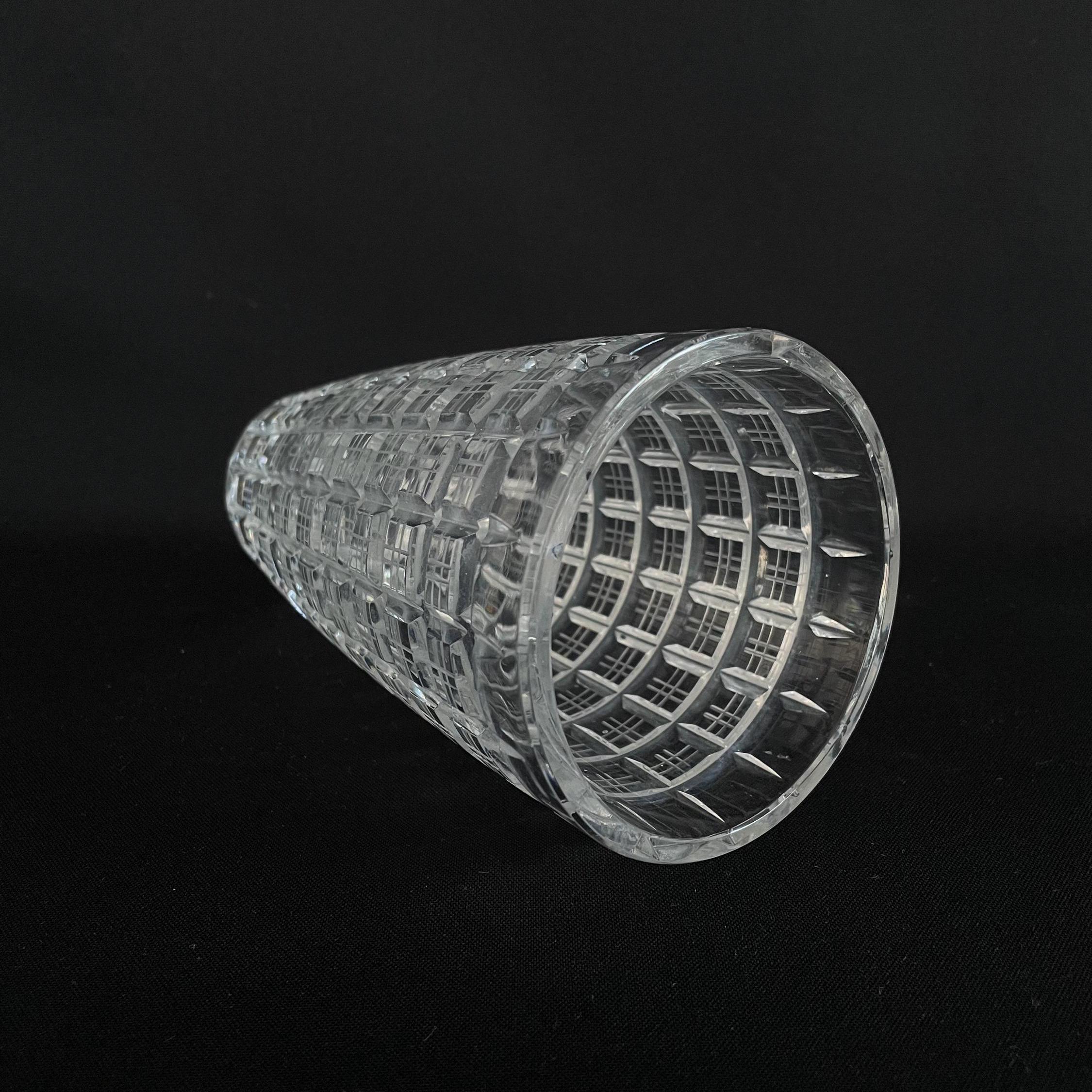 ヴィンテージ ラウジッツァー クリスタル ハンド カット 花瓶 - Etsy 日本