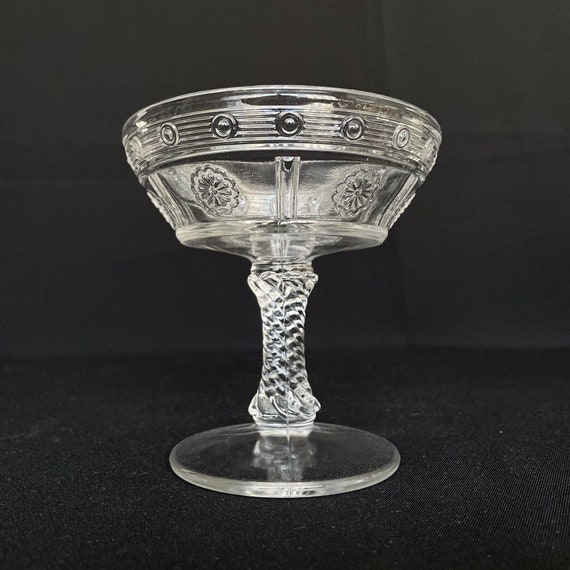 Antique Press Glass open Compote (DEB) Antique Press Glass open Compote (DEB)